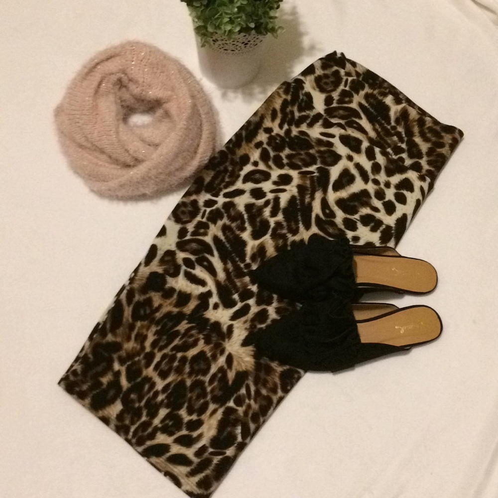 Leopard Print Skirt